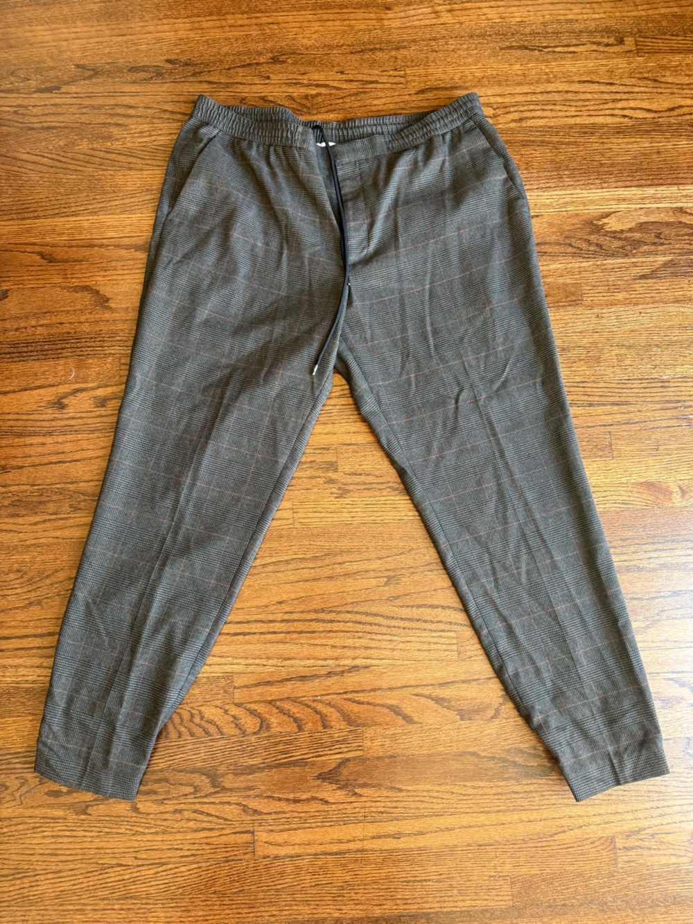 Express Plaid Slim Jogger Trousers